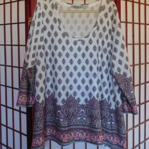 Absolutely Famous | 3/4 Sleeved Sweater, Sz 2X